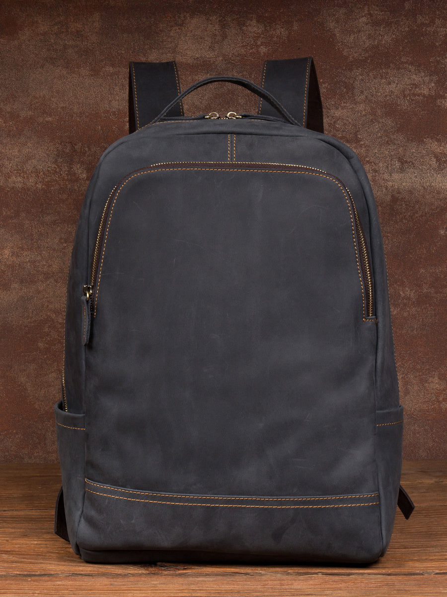 leather mens backpack leather travel backpack