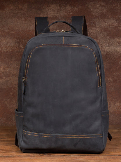 leather mens backpack leather travel backpack