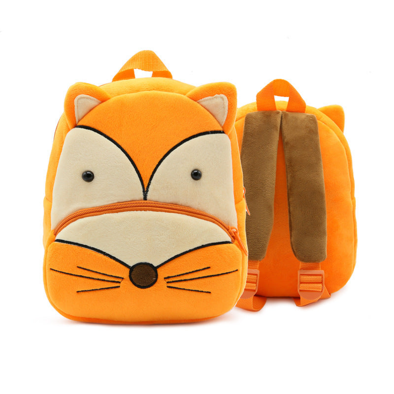 cute plush backpacks kindergarten cartoon school bags children animal toys bag