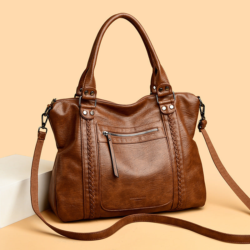 New Womens Vintage Genuine Leather Shoulder Crossbody Bag
