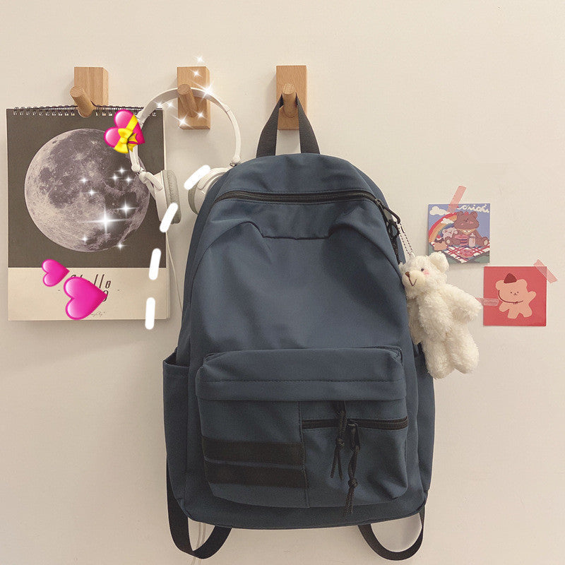 korean version of the wild high school college student backpack