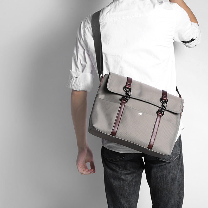 mens tote bag business travel briefcase shoulder diagonal bag