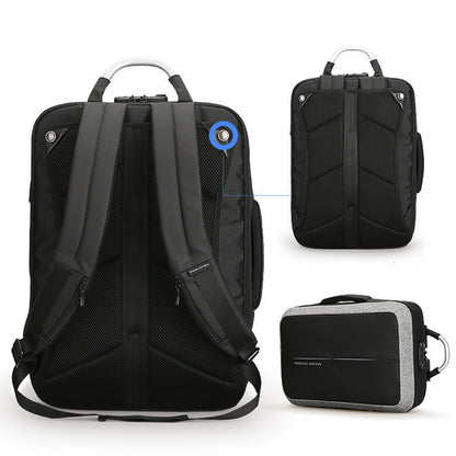 mens backpack rechargeable usb computer bag