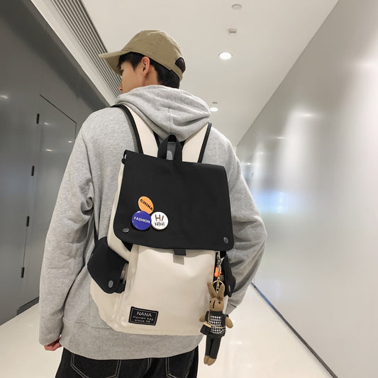 Casual Backpack Men's And Women's Large Capacity Travel