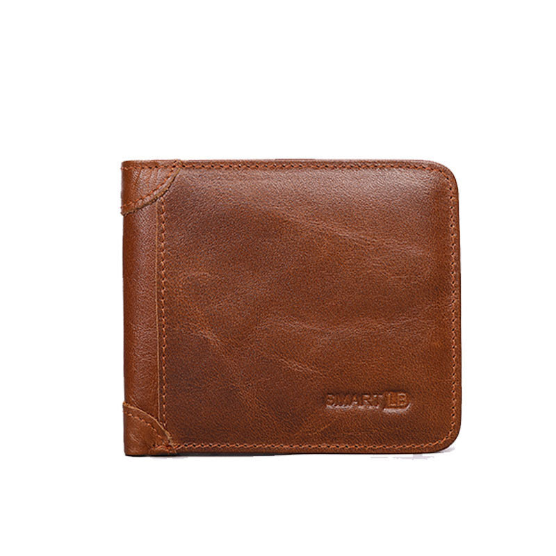 mens wallet genuine leather