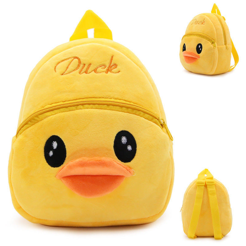 plush toy schoolbag