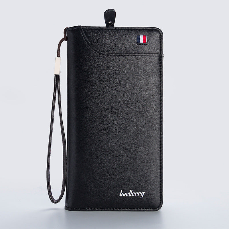 long leather wallet