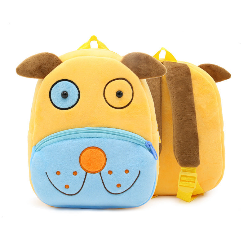 cute plush backpacks kindergarten cartoon school bags children animal toys bag