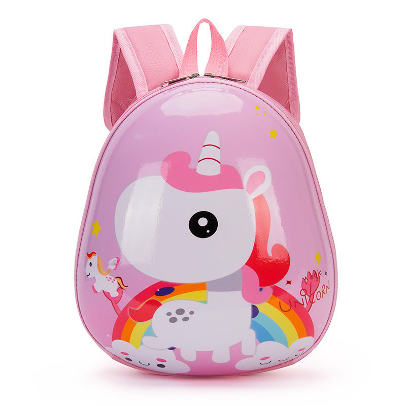 childrens schoolbag kindergarten boys and girls 3 6 years old baby small class cartoon cute princess lightweight egg shell small backpack