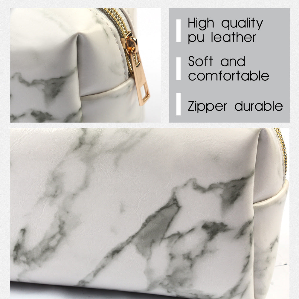 marble storage bag cosmetic bag