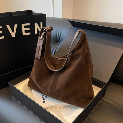 Stylish Minimalist And Laid-back Large-capacity Tote Bag For Women