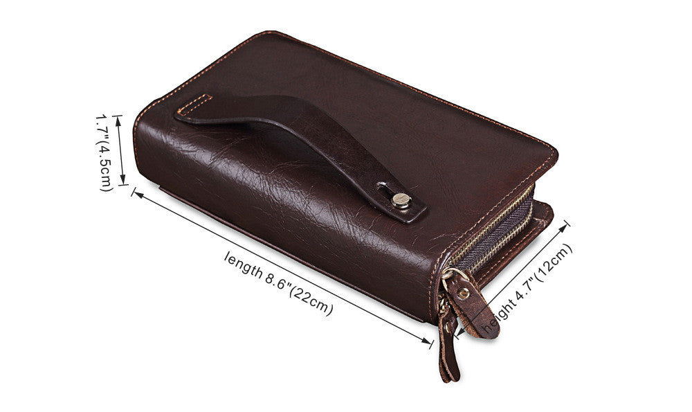 mens small bag business men leather wallet