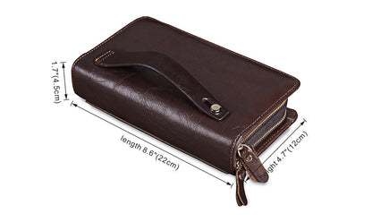 mens small bag business men leather wallet