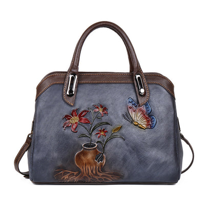 chinese style vintage floral handbag