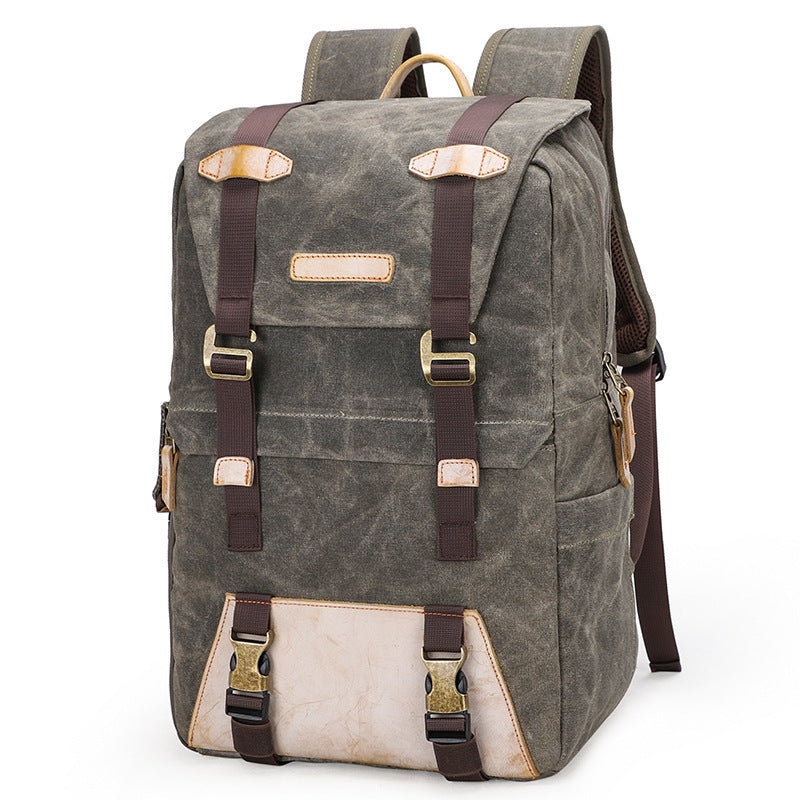 ancient waterproof canvas casual backpack