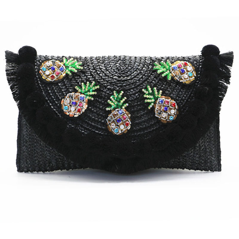 womens embroidered shoulder bag