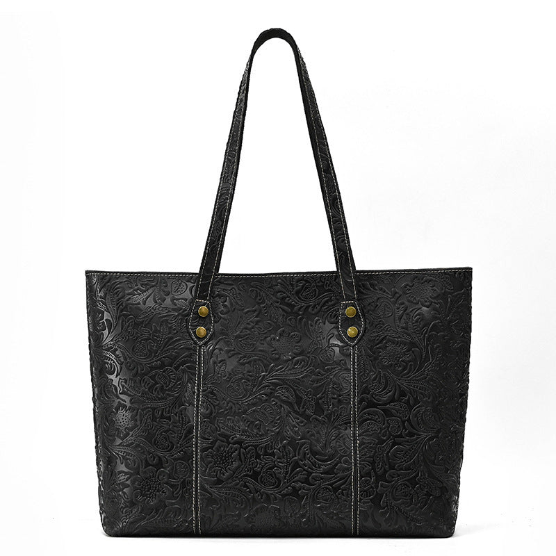 womens handbag leather print one shoulder