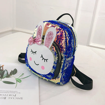 cartoon cute bunny backpack tide girl student school bag