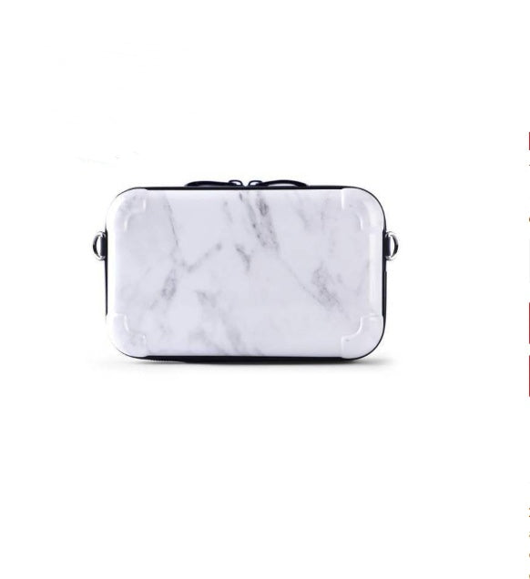 new hand holding mini suitcase small bag female small slung personality travel suitcase shoulder small square bag tide