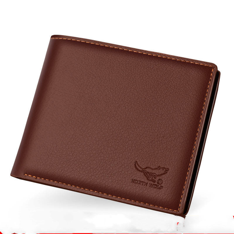 wallet mens short zipper korean wallet