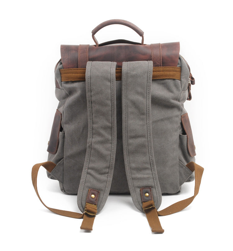 vintage canvas backpack