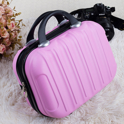 14 inch portable cosmetic bag travel password box