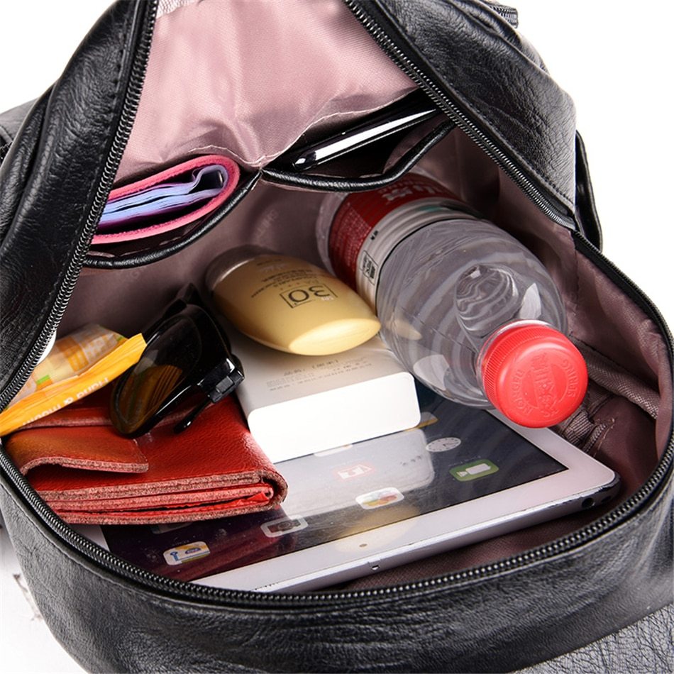 Backpack ladies all-match small backpack casual fashion travel school bag