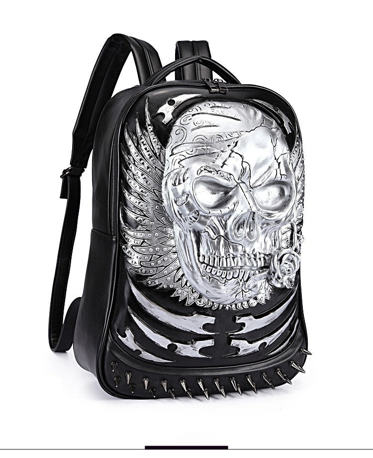 retro backpack mens computer 3d personality