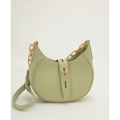 western style leather light luxury saddle bag