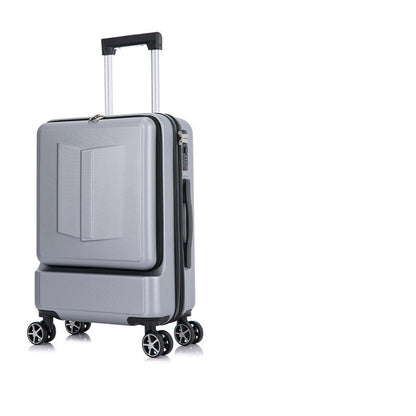 front and rear opening universal wheel trolley case