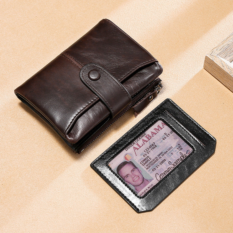 cowhide mens wallet