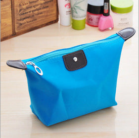 cute dumpling cosmetic bag candy colored folding dumpling storage bag ingot waterproof washing bag