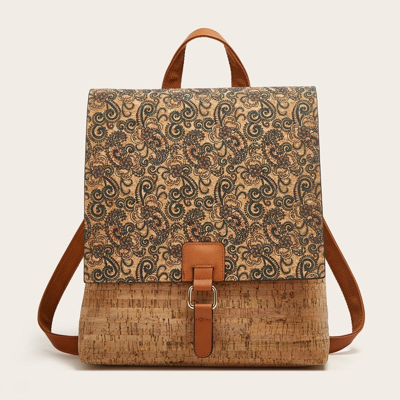 affordable luxury fashion high grade fashion retro printed backpack