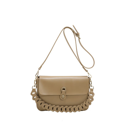 women shoulder bags woven chain bag pu leather handbag