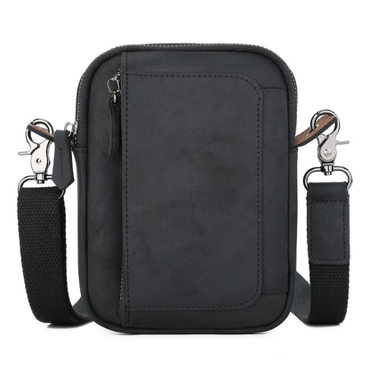 first layer steak mens one shoulder outdoor phone crossbody bag