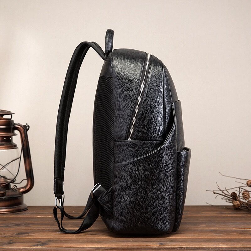 large capacity leather travel bag