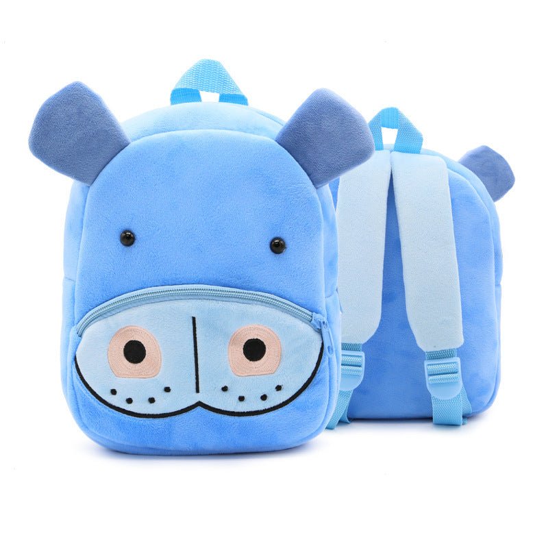 cute plush backpacks kindergarten cartoon school bags children animal toys bag