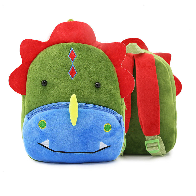 cute plush backpacks kindergarten cartoon school bags children animal toys bag