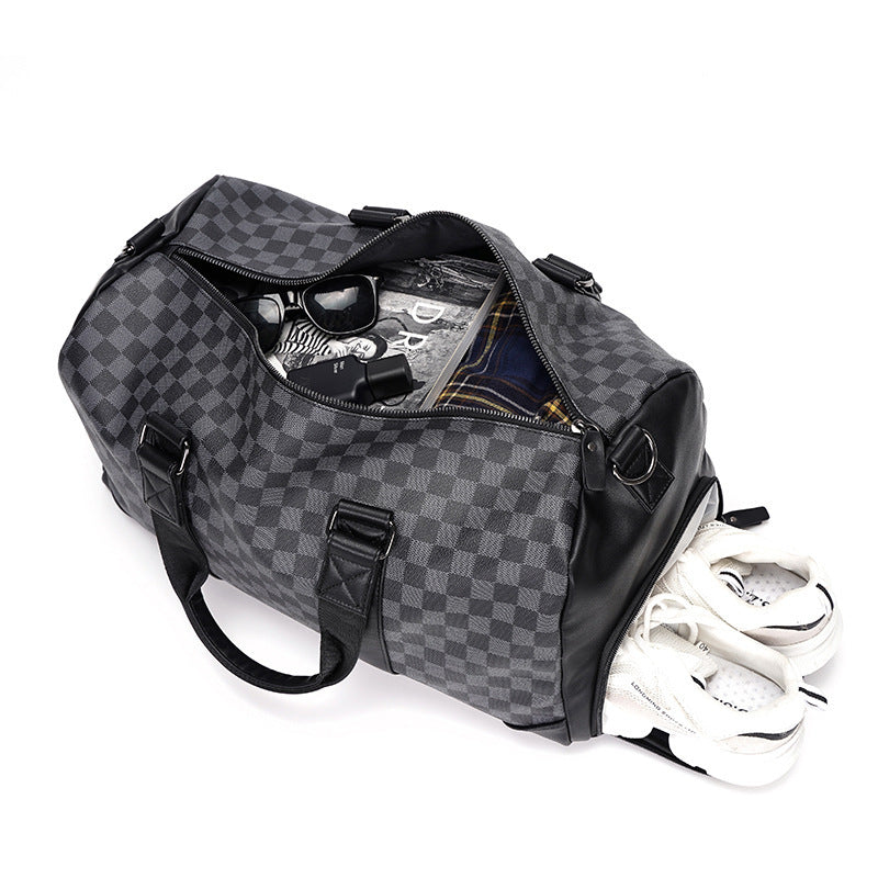 fashion mens bag horizontal portable travel bag