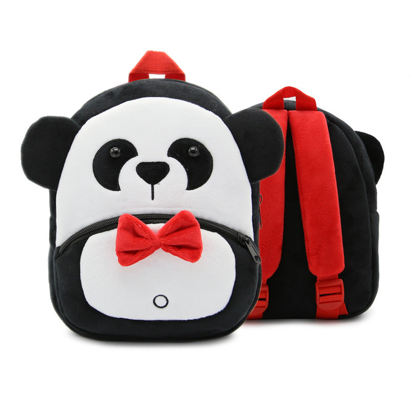 cute plush backpacks kindergarten cartoon school bags children animal toys bag