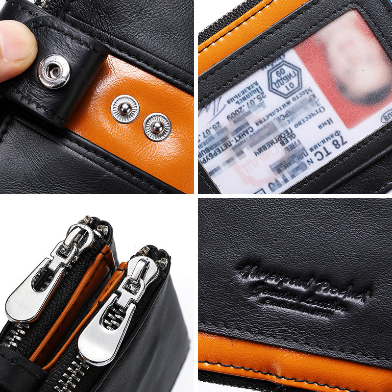 anti theft brush wallet