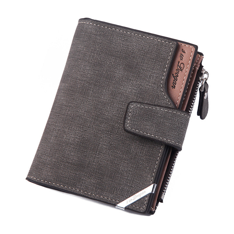 korean style mens multifunctional wallet short wallet