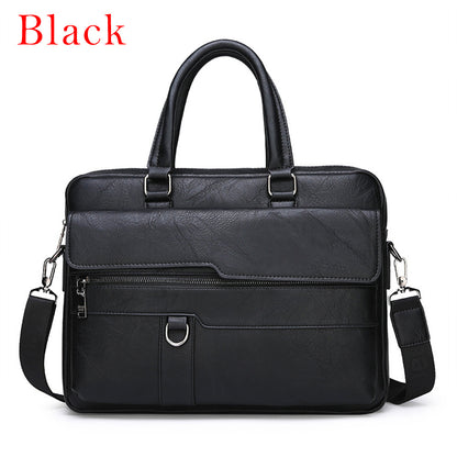 mens crossbody business retro bag