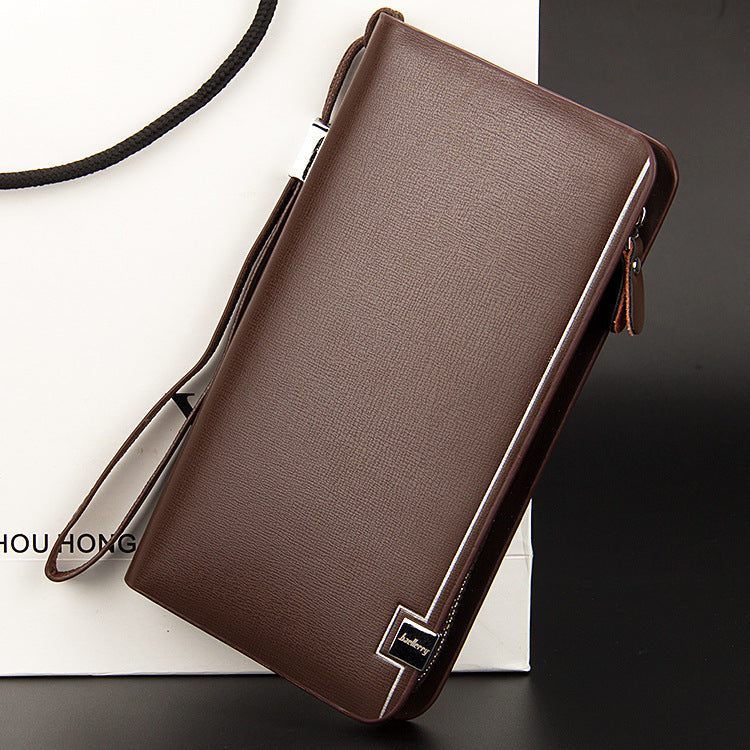 long wallet multi function zipper clutch