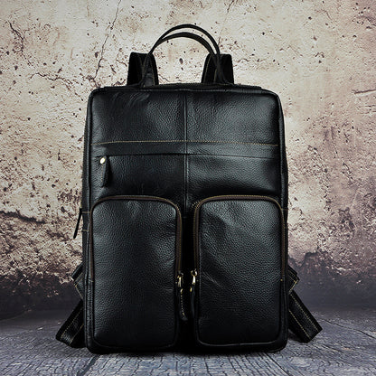 leather shoulder bag youth fashion top leather backpack