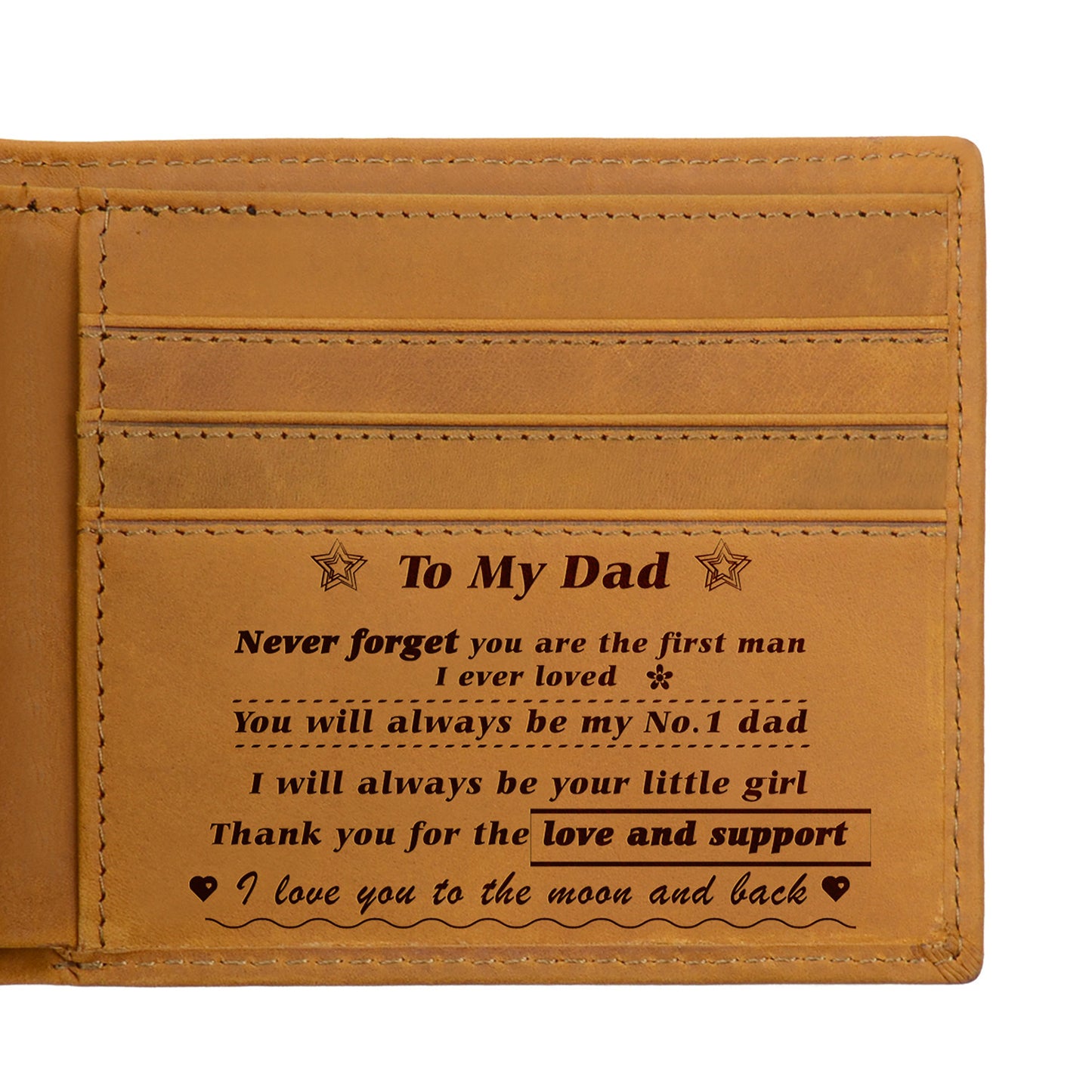 mens horse leather leather lettering laser label wallet