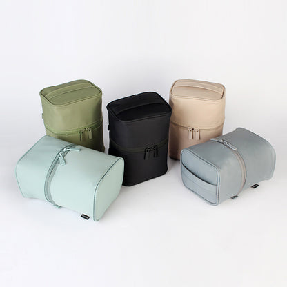 three dimensional waterproof portable cosmetic bag