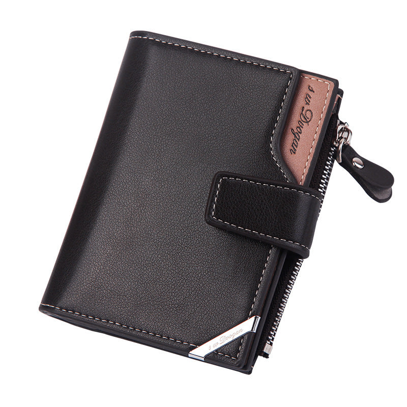 korean style mens multifunctional wallet short wallet