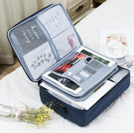 multifunctional travel document storage bag