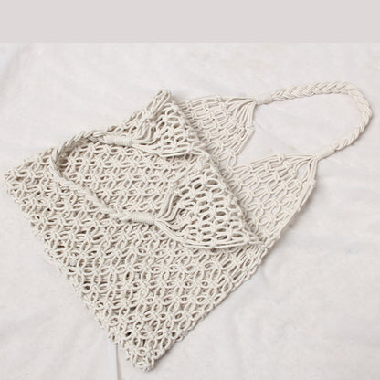 summer hollow mesh woven bag